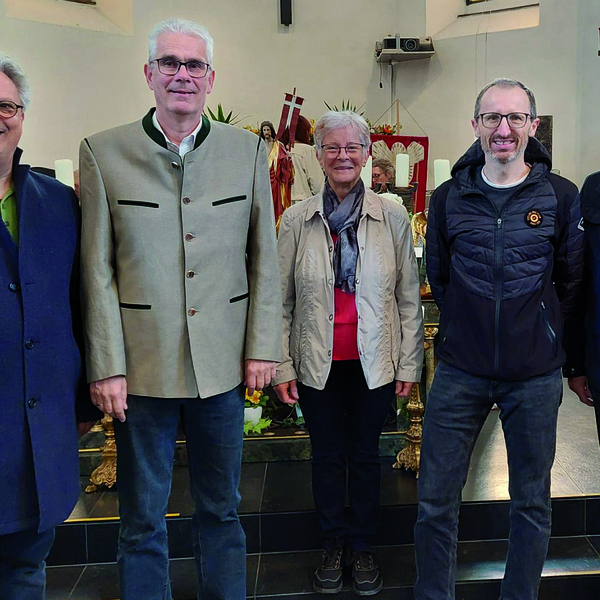 von links nach rechts: Joachim Ortner, Manfred Ille, Johanna Gaßner, Bernd Gabriel, Josef Hackl