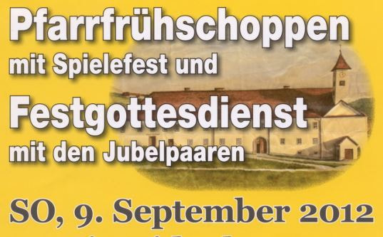 Einladung Pfarrfrühschoppen