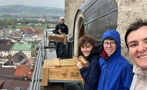 Turmratschen in Braunau-St. Stephan 