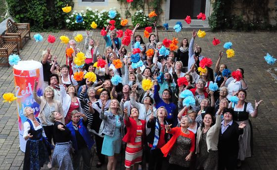 kfb-Frauen bei der Diözesankonferenz im Bildungshaus Schloss Puchberg