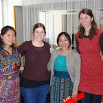 mit Myriam Karlinger von Amnesty International und Bettina Reiter von Welthaus Linz                 