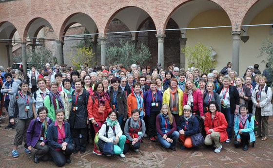 Unterwegs nach Siena - vor Katharinas Geburtshaus