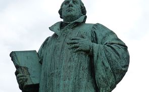 Luther-Statue in Magedburg