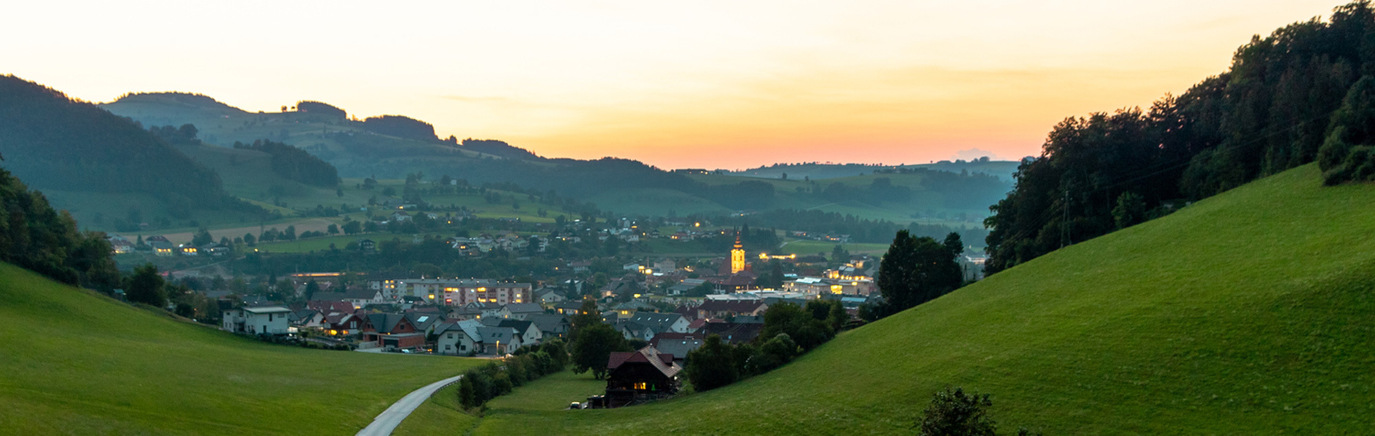 Abendstimmung Pfarre Ternberg