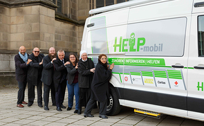 Ein neues Fahrzeug zur Versorgung obdachloser Menschen in Linz
